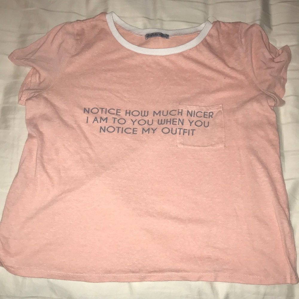 cute pink t shirt